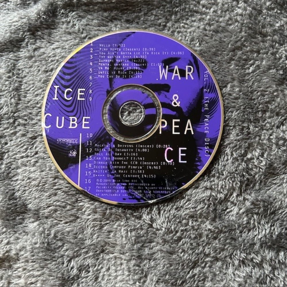 Ice‎ Cube War & Peace Vol. 2 The Peace Disc CD Album